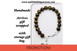 Tigers Eye Natural Stone Bea..