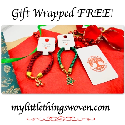 Blue Braided Cord Bracelet with Choice of Silver Charms