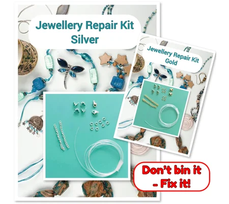 Necklaces and Bracelets Jewellery Repair Kit, Silver or Gold