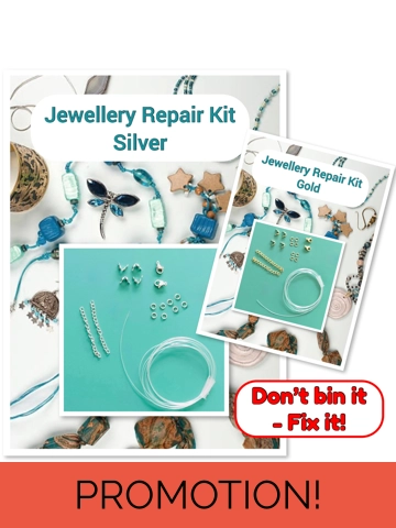 Necklaces and Bracelets Jewellery Repair Kit, Silver or Gold