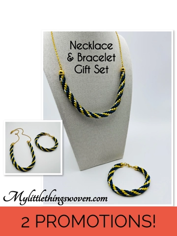 Blue And Gold Spiral Pa..