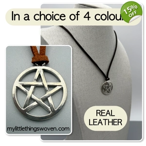 Men's Silver Pentagram ..