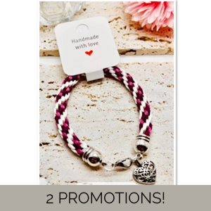 Pink Multicoloured Silk Brai..