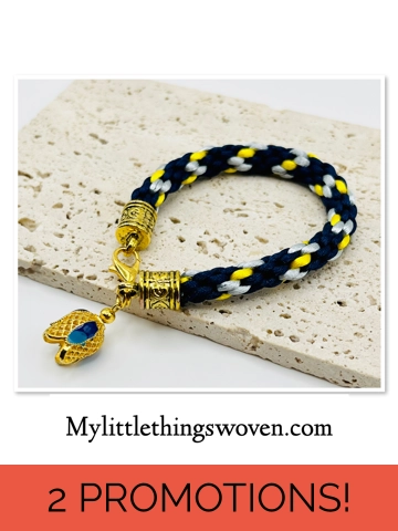 Blue Multicoloured Brai..