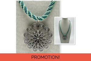 Flower Pendant & Necklace Gr..
