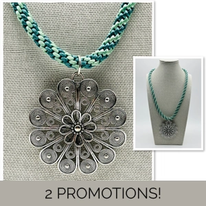 Flower Pendant & Necklace Gr..