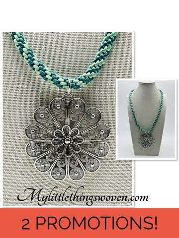 Flower Pendant & Neckla..