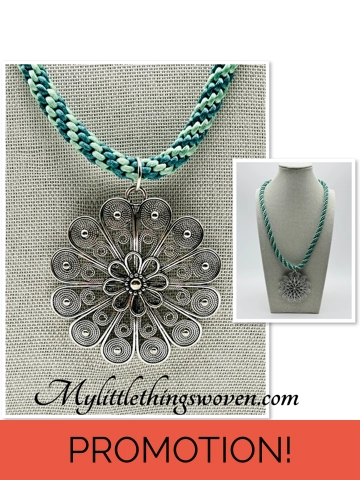 Flower Pendant & Neckla..