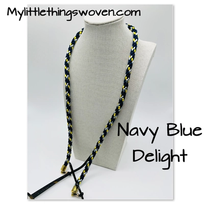 Lanyards 30" Long Kumihimo Cord