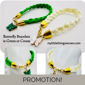 Butterfly Pendant/Charm Brac..