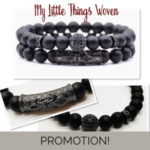 Men's Pave CZ Black 8mm Ston..