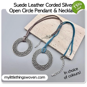 Silver Open Circle Pendant/N..