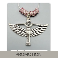 Winged Isis Goddess Amulet Pendant/Nec..