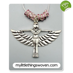 Winged Isis Goddess Amulet P..