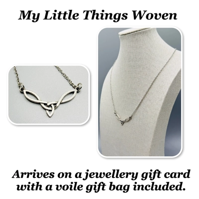 Silver Celtic Trinity Knot Pendant/Necklace - 18/20-inch Adjustable Silver Celtic Trinity Knot Pendant/Necklace - 18/20-inch Adjustable