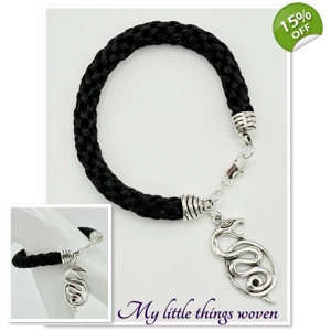 Black Snake Charm Bracelet K..