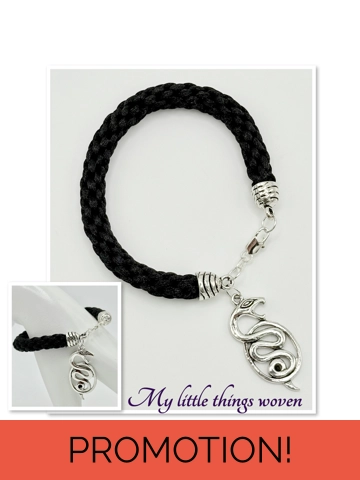 Black Snake Charm Brace..