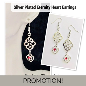 Silver Love Heart Eternity E..