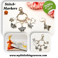 Set of 6 Butterfly Stitch Ma..