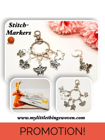 Set of 6 Butterfly Stit..