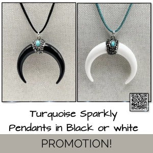 Crescent Moon Shape Cow Horn..