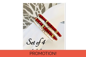 Red Sparkly Bracelet Ba..