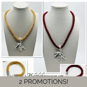 Leaf Pendant & Necklace And ..