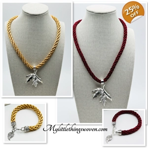 Leaf Pendant & Necklace..