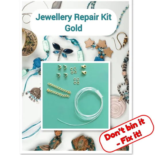 Necklaces and Bracelets Jewellery Repair Kit, Silver or Gold