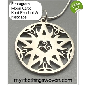 Men's Pentagram Moon Ce..