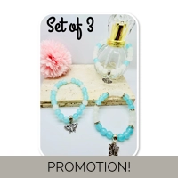 Butterfly Beaded Agate Brace..