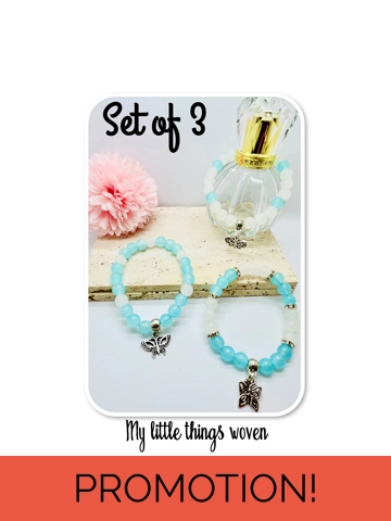 Butterfly Beaded Agate ..