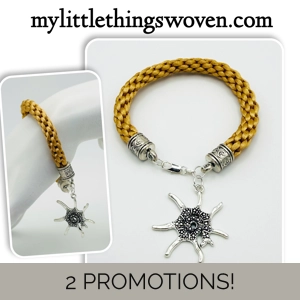 Honey Beige Kumihimo Braided..