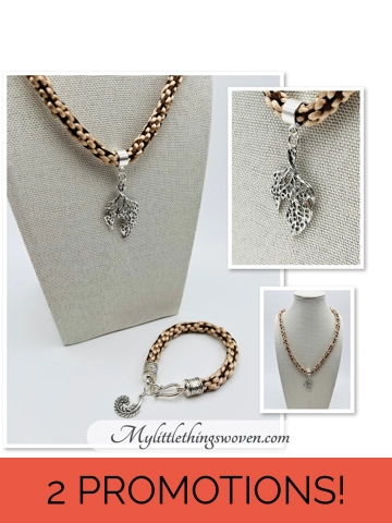 Beige and Brown Necklac..