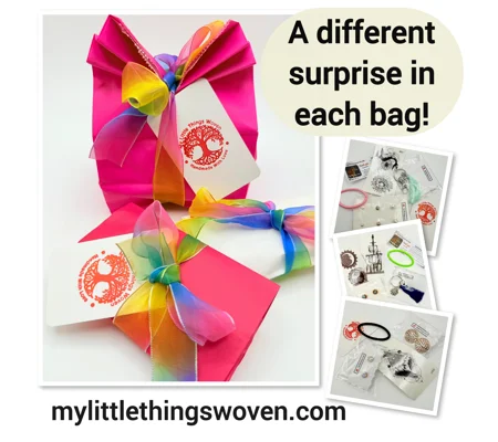 Mystery Jewellery Gift Bag, Girl Party favours treat reward bags, pre filled party bags