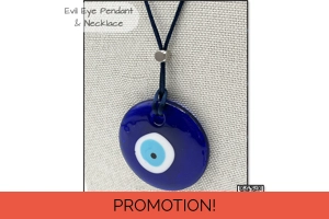 Murano Glass Evil Eye Pendan..
