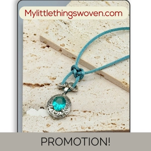 Long Turquoise Celtic Knot P..