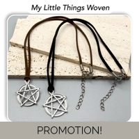 Men's Silver Pentagram Pendant/Necklac..