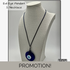Murano Glass Evil Eye Pendan..