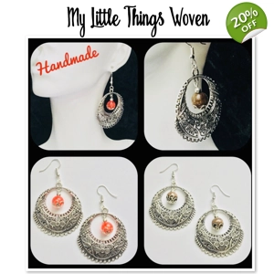 Large Hoop Silver Fashion Bo..