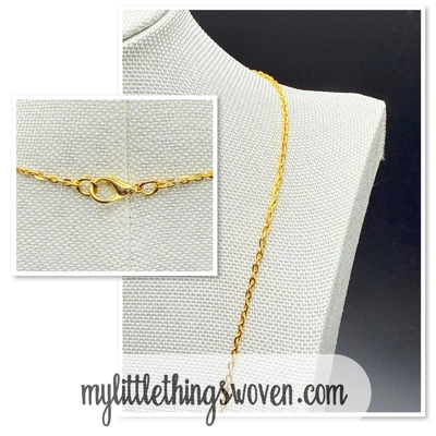 Butterfly Pendant & Necklace and Bracelet Set, Blue, Braided, Gold, Handmade