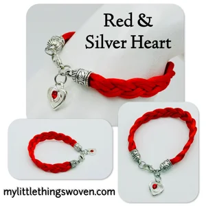 Red Braided Cord Bracel..