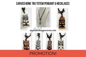 Carved Hawaiian Tiki Man Tot..
