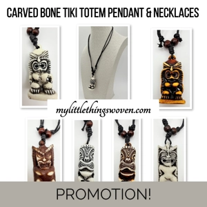 Carved Hawaiian Tiki Man Tot..