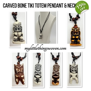 Carved Hawaiian Tiki Ma..