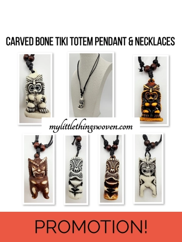 Carved Hawaiian Tiki Ma..