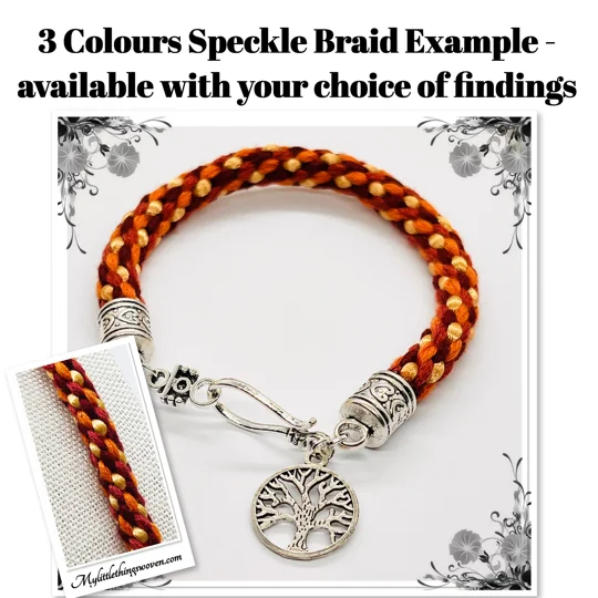 Made to order Kumihimo Bracelets, Any Size, Silver/Gold, Gift Wrapped.