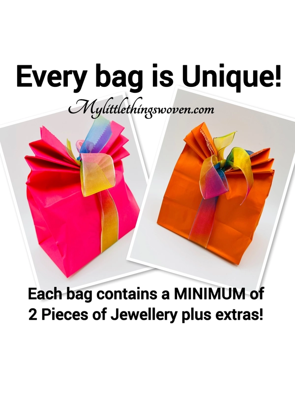 Mystery Jewellery Gift Bag, Girl Party favours treat reward bags, pre filled party bags