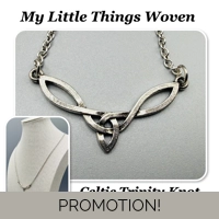 Silver Celtic Trinity Knot Pendant/Nec..