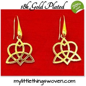 Gold Celtic Knot Heart ..